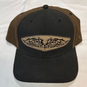 Harley-Davidson Black and Brown Cap Fitted L/XL Nee Era
